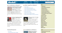 Desktop Screenshot of moduli.it